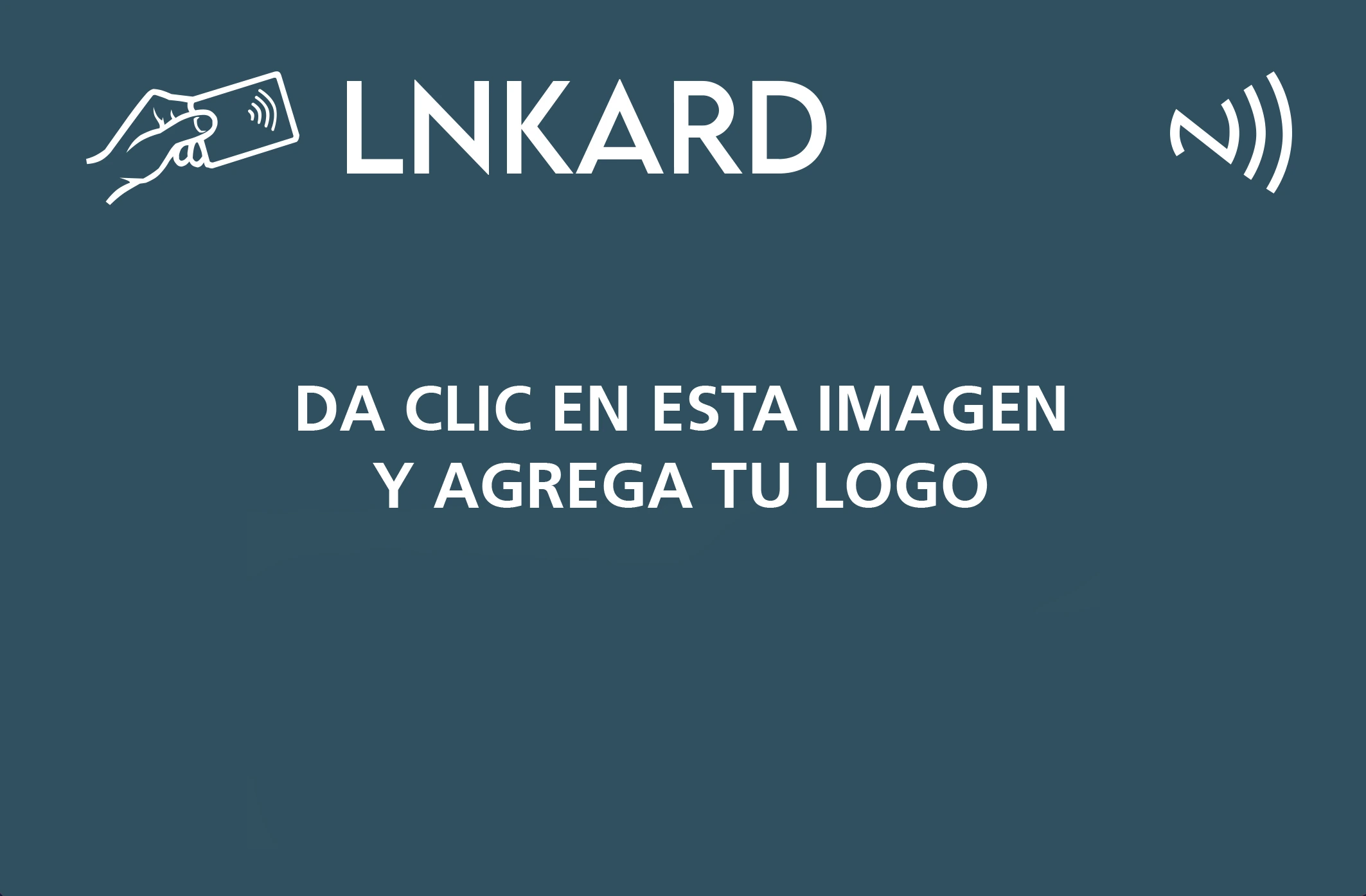 Imagen Base para una tarjeta LNKARD y subir su diseño