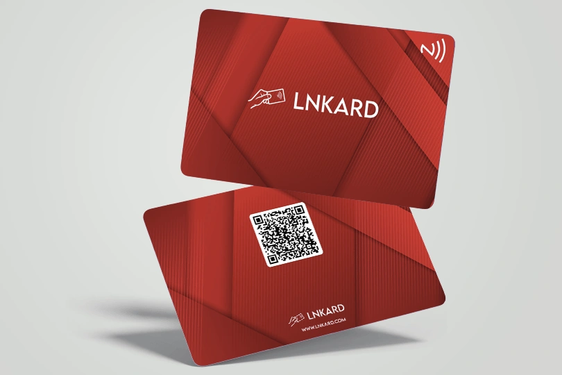 Tarjeta NFC Rojo Fénix - Diseño premium color rojo